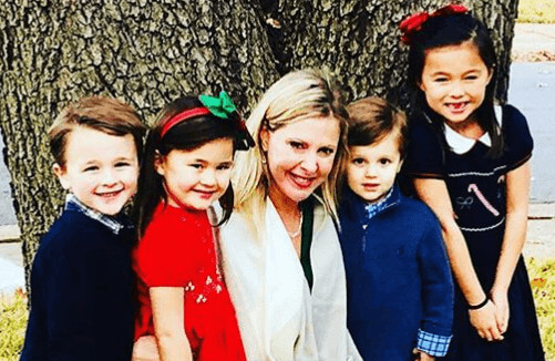 Cheryl Casone with her nieces and nephews